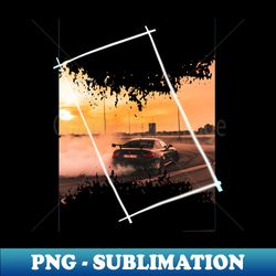 Drifty vintage frame - PNG Sublimation Digital Download - Bold & Eye-catching