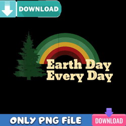 Earth Day Every Day PNG Best Files Design Download