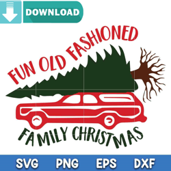 Fun Old Fashioned Christmas Svg