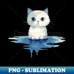 cute kitten-watercolor - Modern Sublimation PNG File - Perfect for Personalization