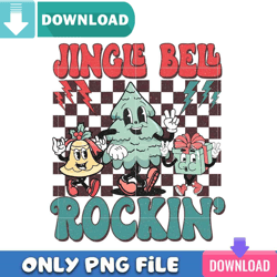 Jingle Bell Rockin Christmas Tree Png Best Files Design
