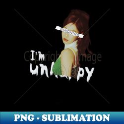aespa Ningning Im Unhappy - High-Resolution PNG Sublimation File - Capture Imagination with Every Detail
