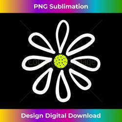 Pickleball shirts, Flower Daisy pickleball center - Bespoke Sublimation Digital File - Reimagine Your Sublimation Pieces