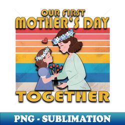 Our First Mothers Day - gift idea - Aesthetic Sublimation Digital File - Defying the Norms
