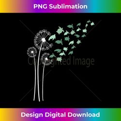 Sea Turtles Dandelion Flower For Dandelions and Turtle Lover - Bespoke Sublimation Digital File - Customize with Flair