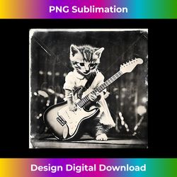 jazz quartet guitarist baby cats tank top - futuristic png sublimation file - reimagine your sublimation pieces