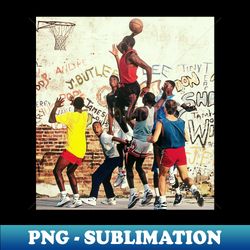 Vintage Michael Jordan - Artistic Sublimation Digital File - Bold & Eye-catching