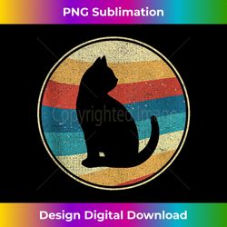Cool Retro Cat Animal Rescue Tee Tank Top - Innovative PNG Sublimation Design - Channel Your Creative Rebel