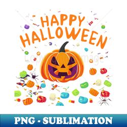 Happy Halloween - Sublimation-Ready PNG File - Bold & Eye-catching