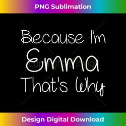 EMMA Funny Personalized Birthday Women Name Gift Idea - Bohemian Sublimation Digital Download - Customize with Flair