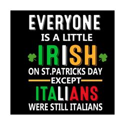 Everyone Is A Little Irish On St Patrick Day Svg, Trending Svg, St Patrick Day Svg, St Patrick Svg, St Patrick Day 2021,