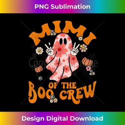 Mimi Boo Crew Groovy Matching Family Halloween Men Women - Luxe Sublimation PNG Download - Customize with Flair