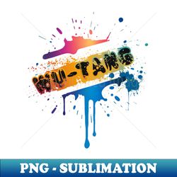 Tang Splash Paint - Elegant Sublimation PNG Download - Bold & Eye-catching