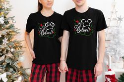 Disney Christmas Believe Shirt, Disneyland Group Shirt, Disney Couple Shirt, Vacation Shirt, Xmas Matching Pajama, Famil