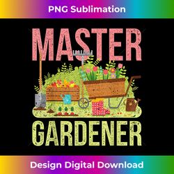 Master Gardener Gardening - Contemporary PNG Sublimation Design - Chic, Bold, and Uncompromising