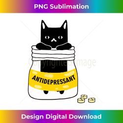 Cat Antidepressant Long Sleeve - Sophisticated PNG Sublimation File - Spark Your Artistic Genius