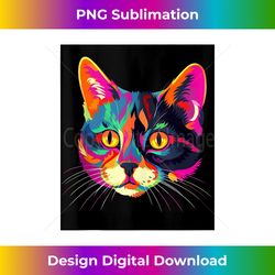 kitty adoption cute colorful cat for women's girls men boys Tank Top - Sublimation-Optimized PNG File - Customize with Flair