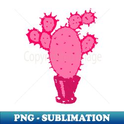 Pink cactus - Modern Sublimation PNG File - Create with Confidence