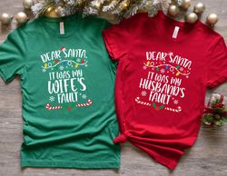 50 Quotes Dear Santa Christmas Family Shirt, Family Christmas Shirts, Dear Santa Tshirt,  Christmas Family Shirt,Christm