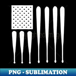 american flag usa fathers day baseball dad 2019 - elegant sublimation png download - transform your sublimation creations