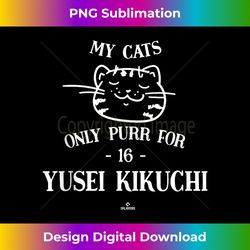 Cat Lovers for Yusei Kikuchi Toronto MLBPA Tank Top - Eco-Friendly Sublimation PNG Download - Animate Your Creative Concepts