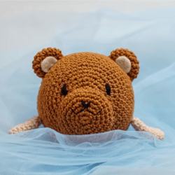 seal bear crochet doll crochet pattern, digital file pdf, digital pattern pdf, crochet pattern