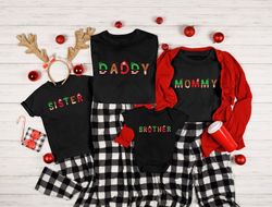 Christmas Shirts With Christmas Letters, Baby Christmas Shirt, Family Shirt, Christmas Custom Shirt, Christmas Santa, Sa