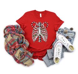 Christmas Skeleton Shirt, Christmas Shirt, Bright Shirt, Christmas Tree Shirt, Christmas Lights Shirt, Merry Christmas S
