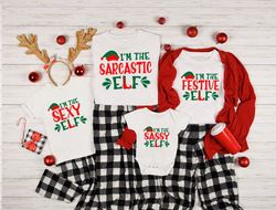 Family Matching Elf Custom Christmas Shirt, Christmas Gifts, Family Shirt, Christmas 2022 Custom Shirt, Christmas Tee, M