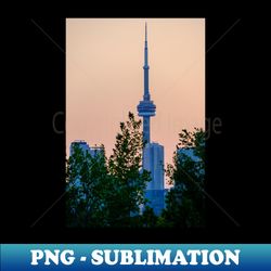 Toronto City Sunset Photograph - Special Edition Sublimation PNG File - Capture Imagination with Every Detail