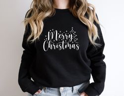 Marry Christmas Sweatshirt, Merry Christmas Tree Shirt, Christmas Shirt, Christmas Crewneck Sweasthirt, Christmas Gifts,