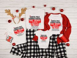 North Pole Correctional Shirt, Funny Family Matching Christmas Shirt, North Pole Correctional Shirt, Christmas Shirts, C