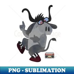 Dancing buffalo - Instant PNG Sublimation Download - Bring Your Designs to Life