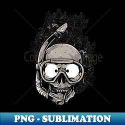 Skull diver - Instant Sublimation Digital Download - Perfect for Creative Projects