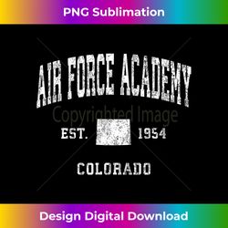 Air Force Academy Colorado CO Vintage Athletic Sports Design - Urban Sublimation PNG Design - Enhance Your Art with a Dash of Spice