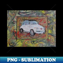 Fiat 500 - 323 - Instant PNG Sublimation Download - Add a Festive Touch to Every Day