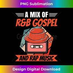 A Mix Of R&B Gospel And Rap Music Long Sleeve - Bespoke Sublimation Digital File - Immerse in Creativity with Every Design