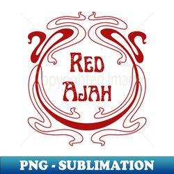 Red Ajah - Instant PNG Sublimation Download - Spice Up Your Sublimation Projects