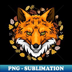 Red Fox - Stylish Sublimation Digital Download - Transform Your Sublimation Creations