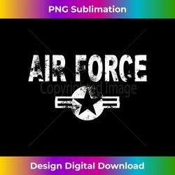 Air Force Vintage US Military Airforce Men Women Gift Long Sleeve - Chic Sublimation Digital Download - Animate Your Creative Concepts