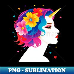 Unicorn Woman - Exclusive Sublimation Digital File - Perfect for Sublimation Art