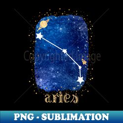 Aries - Decorative Sublimation PNG File - Perfect for Sublimation Mastery