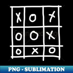 Noughts and Crosses - Signature Sublimation PNG File - Revolutionize Your Designs