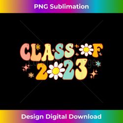 Groovy Class of 2023 Senior Daisy Flower Graduation Party - Classic Sublimation PNG File - Challenge Creative Boundaries