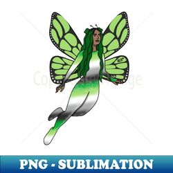 Aromantic LGBTQ Pride Rainbow Fairy - Premium Sublimation Digital Download - Add a Festive Touch to Every Day