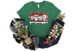 Christmas Gnomes Shirt, Gnome Shirt, Santa Gnome Shirt, Christmas with my Gnomies, Christmas Shirt, Christmas Tee, Chris
