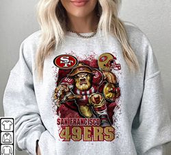 San Francisco 49ers Football Sweatshirt png ,NFL Logo Sport Sweatshirt png, NFL Unisex Football tshirt png, Hoodies