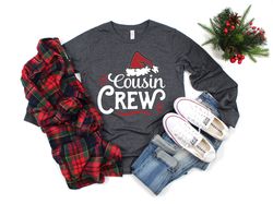cousin crew christmas shirt, cousin crew christmas hat shirt, christmas shirt, family reunion shirt, merry christmas shi