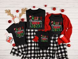 family christmas crew 2023 shirts,personalized christmas gifts,new years eve shirts,family christmas pjs,christmas famil