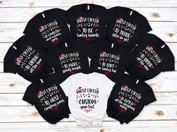 Family Matching Christmas Shirt, Most Likely To T-Shirt, Funny Christmas T-Shirts, Christmas Group Tee, Different Quotes